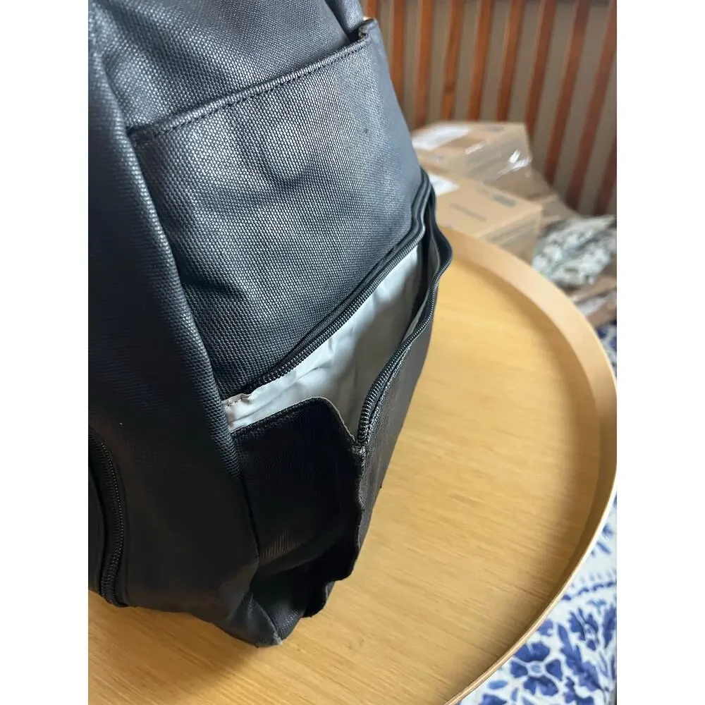 Petunia Pickle Bottom | Meta Backpack Matte Black Diaper Bag